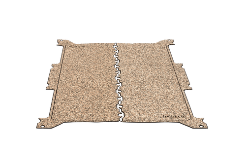 Traction Mat tapis anti-dérapant recouvrant le double plancher pour pick-up américain full-size avec une benne longue