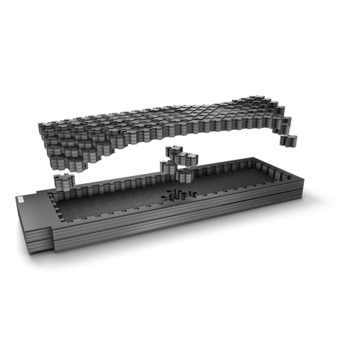 PuzzleFoam Mousse en puzzle pour tiroir Full Size court