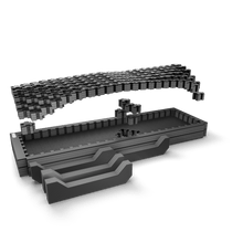 Charger l&#39;image dans la galerie, PuzzleFoam Mousse en puzzle pour tiroir Mid Size long